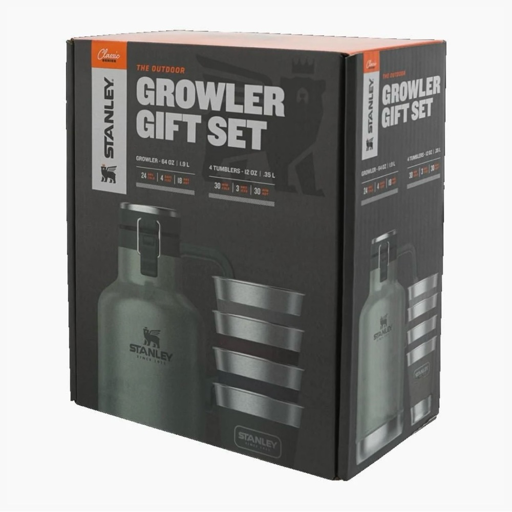 Stanley Outdoor Growler Gift Set in Green